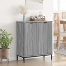 Sideboard Grå Sonoma 69,5 x 33 x 82 cm Konstrueret træ