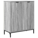 Sideboard Grå Sonoma 69,5 x 33 x 82 cm Konstrueret træ