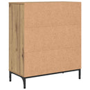 Sideboard Artisan Egetræ 69,5 x 33 x 82 cm Konstrueret træ