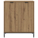 Sideboard Artisan Egetræ 69,5 x 33 x 82 cm Konstrueret træ