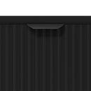 Sideboard med skuffe Sort 79,5 x 33 x 82 cm Konstrueret træ