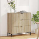 Sideboard Sonoma eg 79,5 x 33 x 82 cm Konstrueret træ