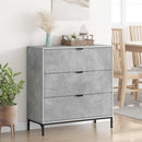 Sideboard Beton Grå 79,5 x 33 x 82 cm Konstrueret træ
