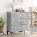 Sideboard Beton Grå 79,5 x 33 x 82 cm Konstrueret træ