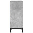 Sideboard Beton Grå 79,5 x 33 x 82 cm Konstrueret træ