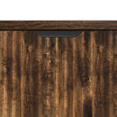 Sideboard med skuffe Røget eg 79,5 x 33 x 82 cm Konstrueret træ