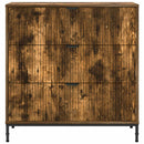 Sideboard Røget eg 79,5 x 33 x 82 cm Konstrueret træ