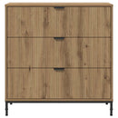 Sideboard Artisan Egetræ 79,5 x 33 x 82 cm Konstrueret træ