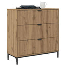 Sideboard Artisan Egetræ 79,5 x 33 x 82 cm Konstrueret træ