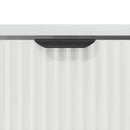 Sofabord med skuffe Hvid 90 x 49 x 46 cm Konstrueret træ