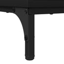 Sofabord med skuffe Sort eg 90 x 49 x 46 cm Konstrueret træ