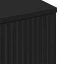 Sofabord med skuffe Sort eg 90 x 49 x 46 cm Konstrueret træ