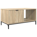 Sofabord med skuffe Sonoma eg 90 x 49 x 46 cm Konstrueret træ