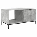 Sofabord med skuffe Beton Grå 90 x 49 x 46 cm Konstrueret træ