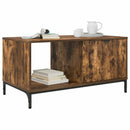 Sofabord med skuffe Røget eg 90 x 49 x 46 cm Konstrueret træ