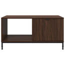 Sofabord med skuffe Brun eg 90 x 49 x 46 cm Konstrueret træ