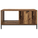 Sofabord med skuffe Gammelt træ 90 x 49 x 46 cm Konstrueret træ
