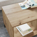 Sofabord Artisan Egetræ 90 x 49 x 46 cm Konstrueret træ