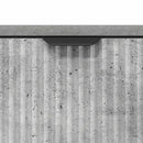 Sideboard Beton Grå 89,5 x 33 x 82 cm Konstrueret træ