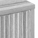 Sideboard Grå Sonoma 89,5 x 33 x 82 cm Konstrueret træ