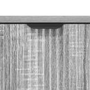 Sideboard Grå Sonoma 89,5 x 33 x 82 cm Konstrueret træ