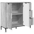 Sideboard Grå Sonoma 89,5 x 33 x 82 cm Konstrueret træ