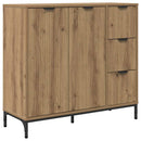 Sideboard Artisan Egetræ 89,5 x 33 x 82 cm Konstrueret træ