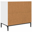 Sengebord Hvid 63.5 x 36 x 61 cm Konstrueret træ