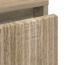 Sengebord Sonoma-eg 63.5 x 36 x 61 cm Konstrueret træ