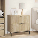 Sengebord Sonoma-eg 63.5 x 36 x 61 cm Konstrueret træ