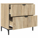 Sengebord Sonoma-eg 63.5 x 36 x 61 cm Konstrueret træ