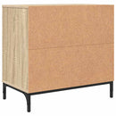 Sengebord Sonoma-eg 63.5 x 36 x 61 cm Konstrueret træ