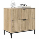 Sengebord Sonoma-eg 63.5 x 36 x 61 cm Konstrueret træ