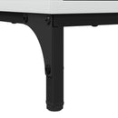 Sengebord Hvid højglans 63.5 x 36 x 61 cm Konstrueret træ