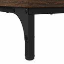 Sengebord med skuffe Røget eg 63.5 x 36 x 61 cm Konstrueret træ