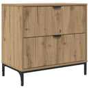 Sengebord artisan eg 63.5 x 36 x 61 cm Konstrueret træ