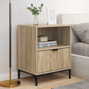 Natskab 2 pcs Sonoma-eg 49 x 36 x 61 cm Konstrueret træ