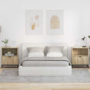 Natskab 2 pcs Sonoma-eg 49 x 36 x 61 cm Konstrueret træ