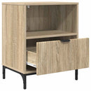 Natskab 2 pcs Sonoma-eg 49 x 36 x 61 cm Konstrueret træ