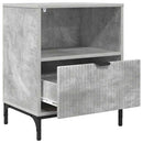 Natskab 2 pcs Betongrå 49 x 36 x 61 cm Konstrueret træ