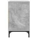Natskab 2 pcs Betongrå 49 x 36 x 61 cm Konstrueret træ