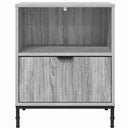 Natskab 2 pcs Grå sonoma-eg 49 x 36 x 61 cm Konstrueret træ