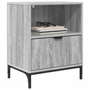 Natskab 2 pcs Grå sonoma-eg 49 x 36 x 61 cm Konstrueret træ