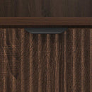 Natskab 2 pcs Brun eg 49 x 36 x 61 cm Konstrueret træ