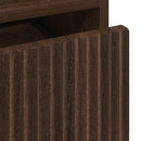 Natskab 2 pcs Brun eg 49 x 36 x 61 cm Konstrueret træ