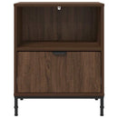 Natskab 2 pcs Brun eg 49 x 36 x 61 cm Konstrueret træ