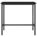 bord Sort eg 100 x 50 x 90,5 cm Ingeniørtræ og stål