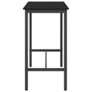 bord Sort eg 100 x 50 x 90,5 cm Ingeniørtræ og stål