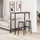bord Sonoma eg 100 x 40 x 100,5 cm Ingeniørtræ og stål