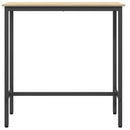 bord Sonoma eg 100 x 40 x 100,5 cm Ingeniørtræ og stål